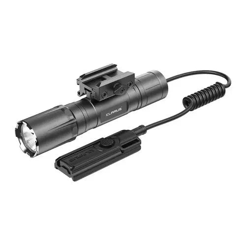 Lampe Torche Klarus GL4 - 3300 Lumens – Rechargeable + Fixation picatinny + Interrupteur déporté  NYCTALOPE  