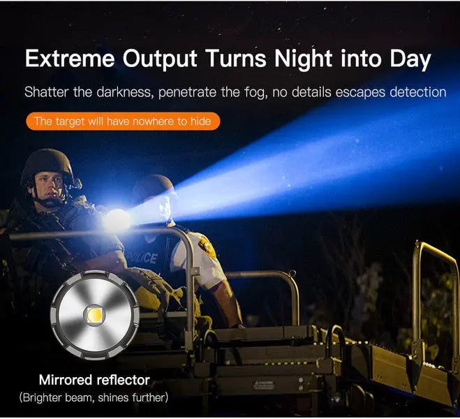 Lampe Torche Klarus GL4 - 3300 Lumens – Rechargeable + Fixation picatinny + Interrupteur déporté  NYCTALOPE  