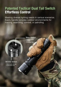 Lampe Torche Klarus XT12GT PRO – 1600 Lumens - Tactique et rechargeable  NYCTALOPE  