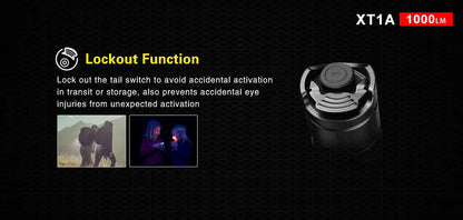 Lampe Torche Klarus XT1A – 1000 Lumens - NYCTALOPE