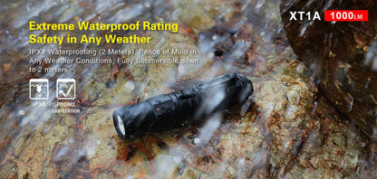 Lampe Torche Klarus XT1A – 1000 Lumens - NYCTALOPE