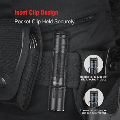 Lampe Torche Klarus XT2CR PRO – 2100 Lumens tactique et rechargeable - NYCTALOPE