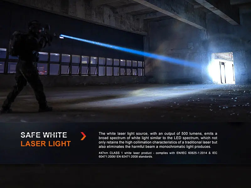 Lampe Torche Laser Fenix HT30R – 500 Lumens  NYCTALOPE  