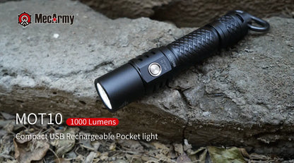 Lampe Torche MecArmy MOT10 – 900 Lumens - NYCTALOPE