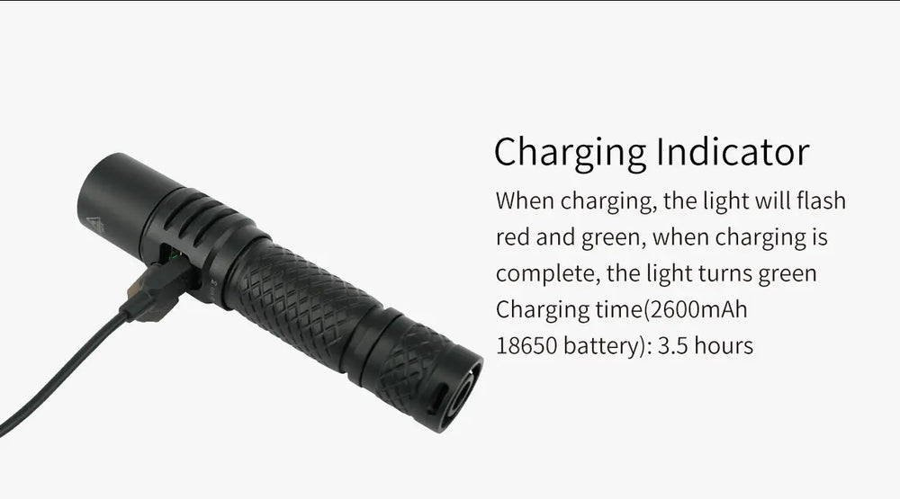 Lampe Torche MecArmy MOT10 – 900 Lumens - NYCTALOPE