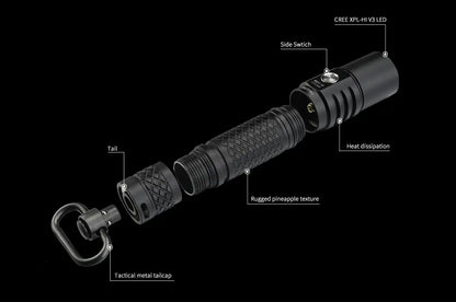 Lampe Torche MecArmy MOT10 – 900 Lumens - NYCTALOPE