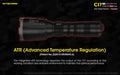 Lampe Torche Nitecore CI7 – 2500 Lumens + 7W Infrarouge  NYCTALOPE  