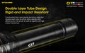 Lampe Torche Nitecore CI7 – 2500 Lumens + 7W Infrarouge  NYCTALOPE  
