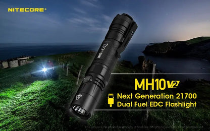 Lampe Torche Nitecore MH10V2 – 1200 Lumens - Rechargeable  NYCTALOPE  