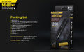 Lampe Torche Nitecore MH10V2 – 1200 Lumens - Rechargeable  NYCTALOPE  