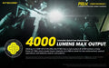 Lampe Torche Nitecore P10iX – 4000 Lumens - Rechargeable USB-C  NYCTALOPE  