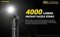 Lampe Torche Nitecore P10iX – 4000 Lumens - Rechargeable USB-C  NYCTALOPE  
