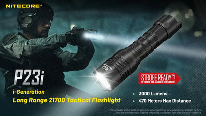 Lampe Torche Nitecore P23i – 3000 Lumens  NYCTALOPE  
