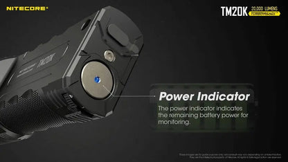 Lampe Torche Nitecore TM20K – 20000 Lumens  NYCTALOPE  