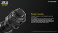 Lampe Torche Nitecore TM9K TAC – 9800 Lumens – Tactique et Rechargeable  NYCTALOPE  
