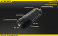 Lampe Torche Nitecore Tube - Ultra légère et rechargeable - 45 Lumens - NYCTALOPE