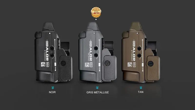 Lampe Torche Olight BALDR Mini – 600 Lumens – Laser Vert - NYCTALOPE