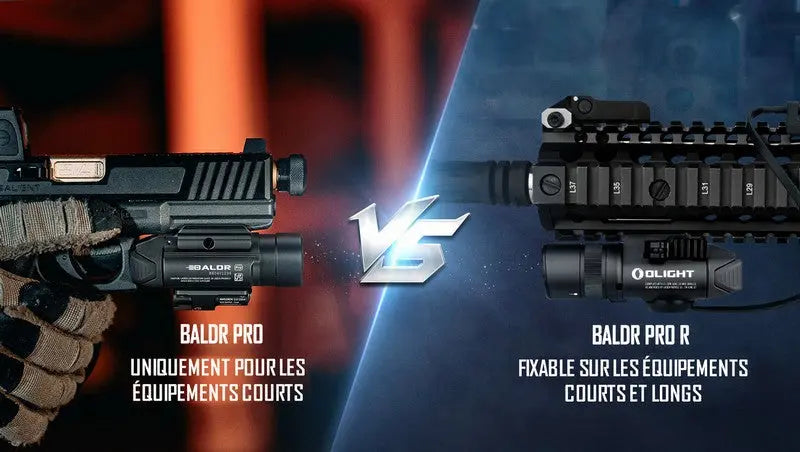 Lampe Torche Olight BALDR Pro R – 1350 Lumens – Laser Vert - NYCTALOPE