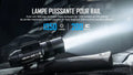 Lampe Torche Olight BALDR Pro R – 1350 Lumens – Laser Vert - NYCTALOPE