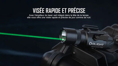 Lampe Torche Olight BALDR Pro R – 1350 Lumens – Laser Vert - NYCTALOPE