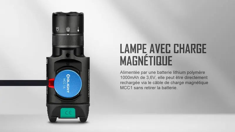 Lampe Torche Olight BALDR Pro R – 1350 Lumens – Laser Vert - NYCTALOPE