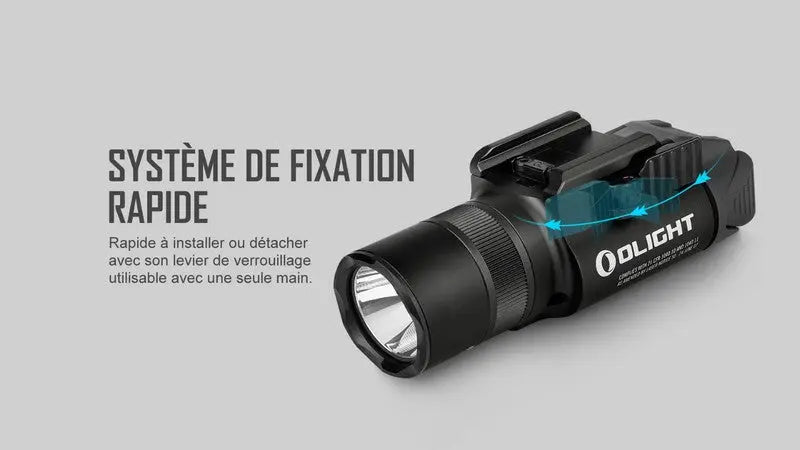 Lampe Torche Olight BALDR Pro R – 1350 Lumens – Laser Vert - NYCTALOPE
