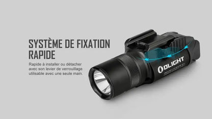 Lampe Torche Olight BALDR Pro R – 1350 Lumens – Laser Vert - NYCTALOPE