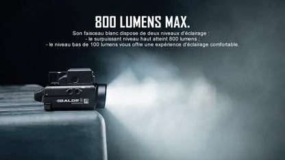 Lampe Torche Olight BALDR S – 800 Lumens – Laser Vert - NYCTALOPE
