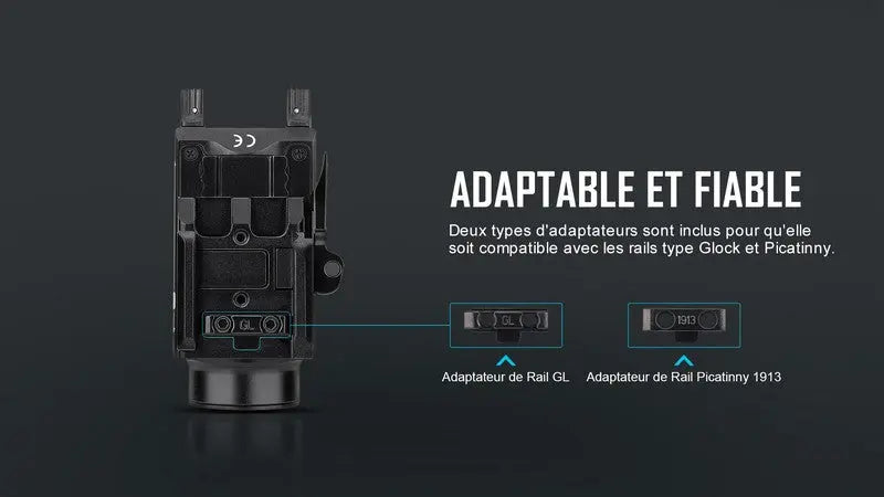 Lampe Torche Olight BALDR S – 800 Lumens – Laser Vert - NYCTALOPE