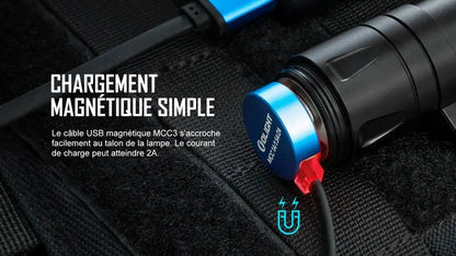 Lampe Torche Olight Odin GL M – 1500 Lumens – Fixation M-LOK et Switch – Laser Vert - NYCTALOPE