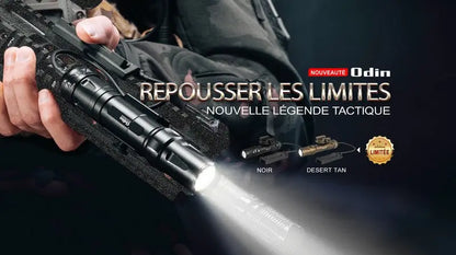 Lampe Torche Olight Odin – 2000 Lumens – Fixation Picatinny et Switch - NYCTALOPE