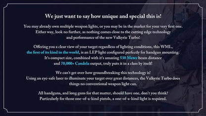 Lampe Torche Olight Valkyrie Turbo Noir – 250 Lumens – Laser LEP  NYCTALOPE  