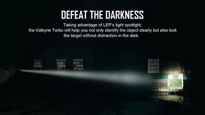 Lampe Torche Olight Valkyrie Turbo Noir – 250 Lumens – Laser LEP  NYCTALOPE  