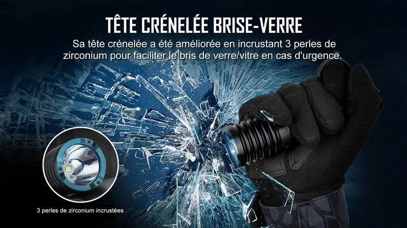 Lampe Torche Olight WARRIOR X 3 – 2500 Lumens  NYCTALOPE  