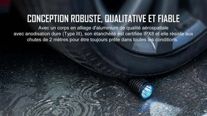 Lampe Torche Olight WARRIOR X 3 – 2500 Lumens  NYCTALOPE  