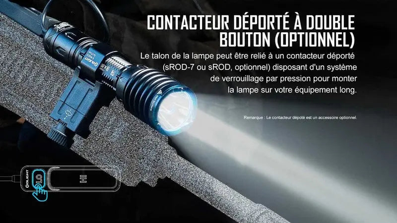 Lampe Torche Olight WARRIOR X 3 – 2500 Lumens  NYCTALOPE  