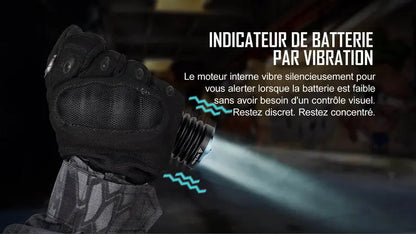 Lampe Torche Olight WARRIOR X 3 – 2500 Lumens  NYCTALOPE  