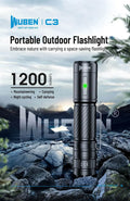 Lampe Torche Rechargeable Wuben C3 - 1200 Lumens - NYCTALOPE