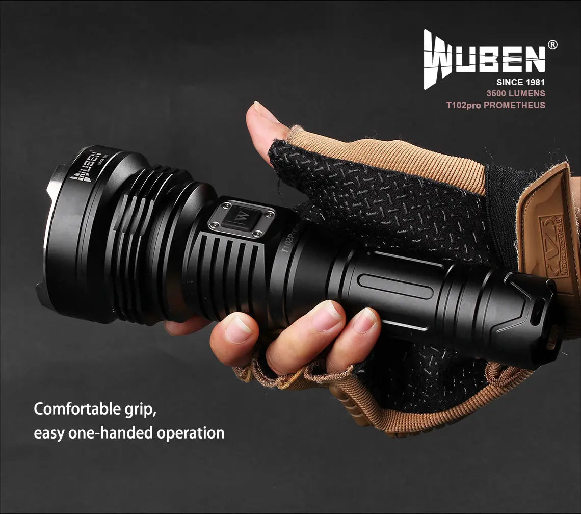 Lampe Torche Rechargeable Wuben T102Pro – 3500 Lumens - NYCTALOPE