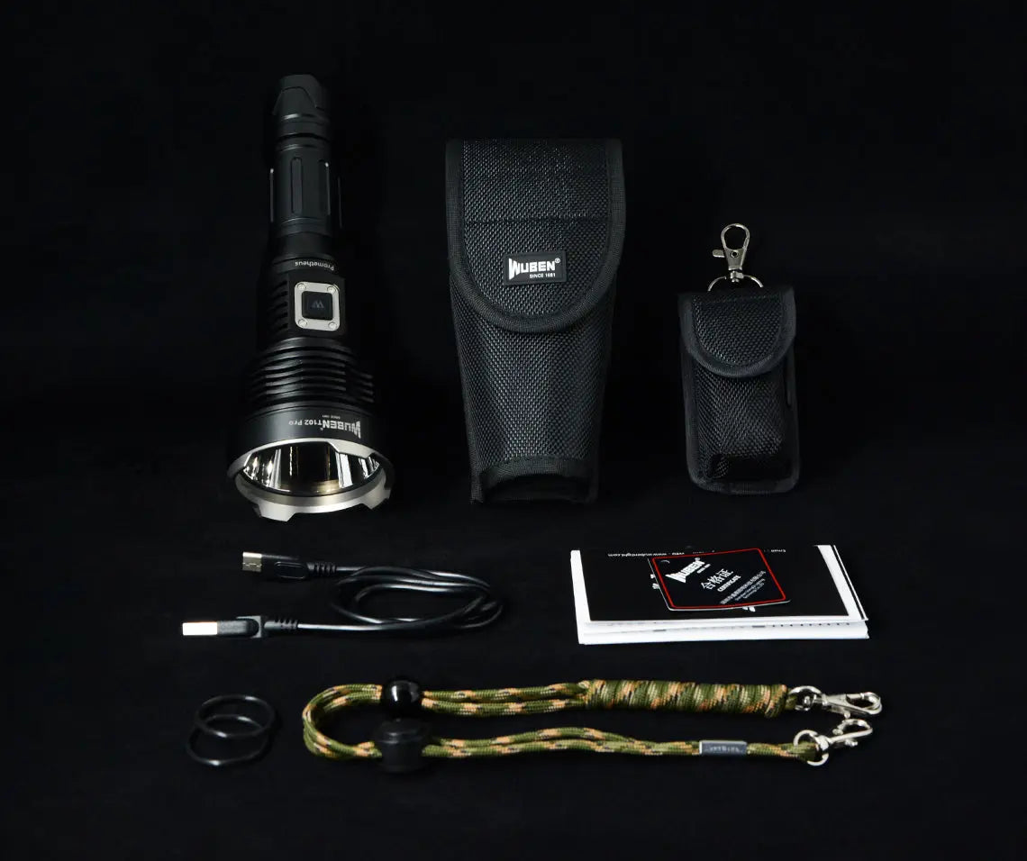 Lampe Torche Rechargeable Wuben T102Pro – 3500 Lumens - NYCTALOPE