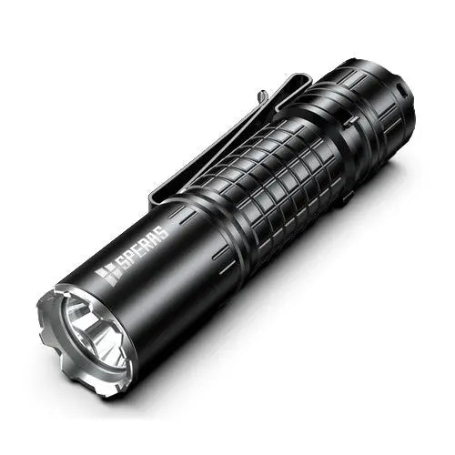 Lampe Torche Speras E2R – 1500 Lumens tactique et rechargeable - NYCTALOPE