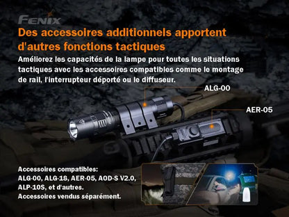 Lampe Torche Tactique Fenix PD36TAC – 3000 Lumens  NYCTALOPE  