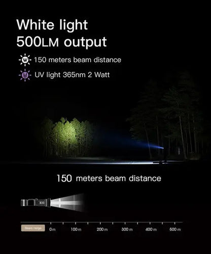 Lampe Torche UV Wuben P26 – 500 Lumens - NYCTALOPE