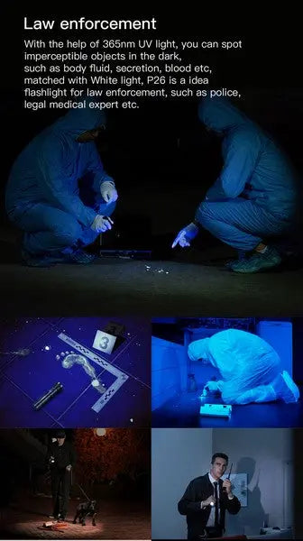 Lampe Torche UV Wuben P26 – 500 Lumens - NYCTALOPE