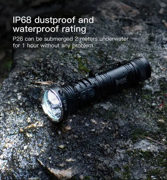 Lampe Torche UV Wuben P26 – 500 Lumens - NYCTALOPE