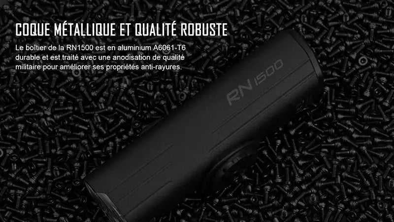 Lampe Vélo Olight RN 1500 – 1500 Lumens  NYCTALOPE  