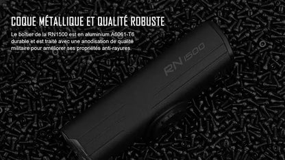 Lampe Vélo Olight RN 1500 – 1500 Lumens  NYCTALOPE  