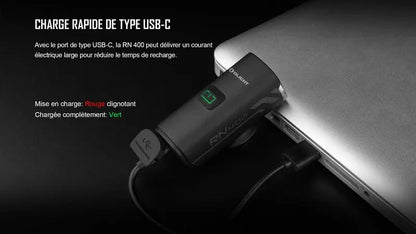 Lampe Vélo Olight RN 400 – 400 Lumens  NYCTALOPE  