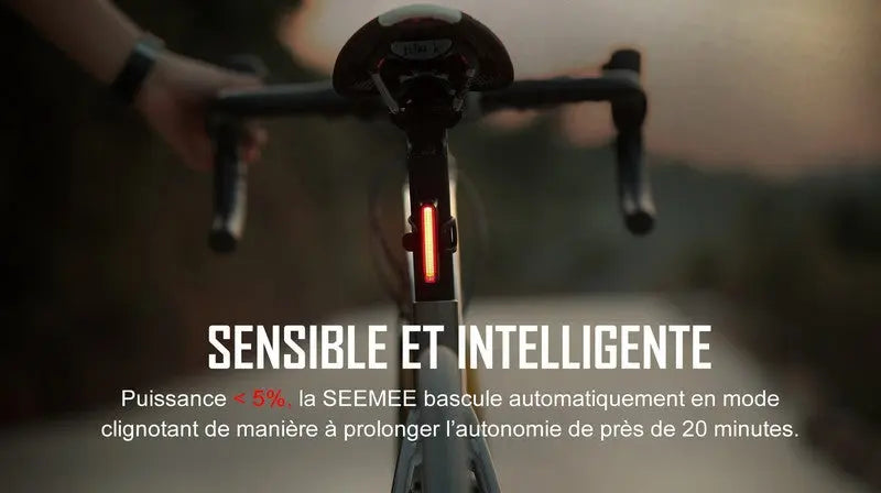 Lampe arrière pour Vélo et VTT Olight SEEMEE 30 TL – 30 Lumens  NYCTALOPE  