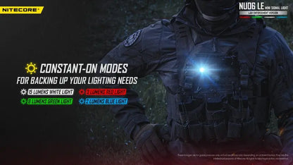 Lampe de Signalisation Nitecore NU06 LE – 15 Lumens  NYCTALOPE  